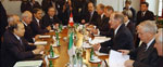 Novembre 2004. Visite officielle de M. le Président de la République, M. Abdelaziz Bouteflika en Suisse. Rencontre au sommet
